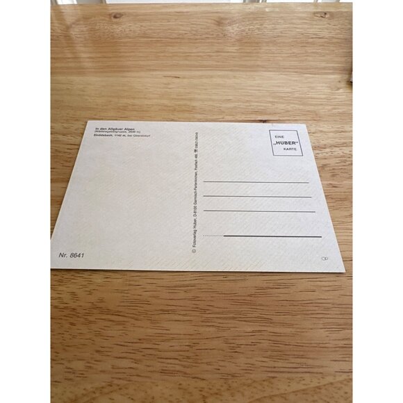 Vintage Postage Serene Place In Den Allgauer Alpen Land Sku 0330 - Picture 5 of 5